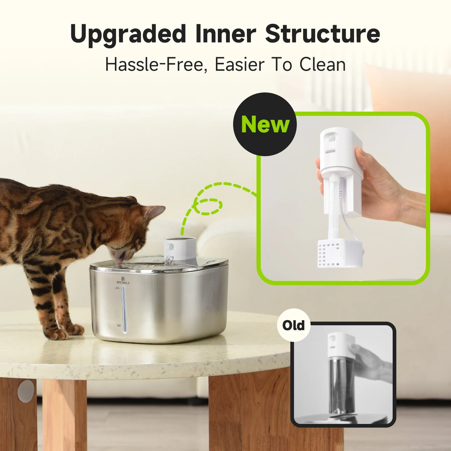 PawSensi™ Wireless Fountain – 30 Days of Fresh Water