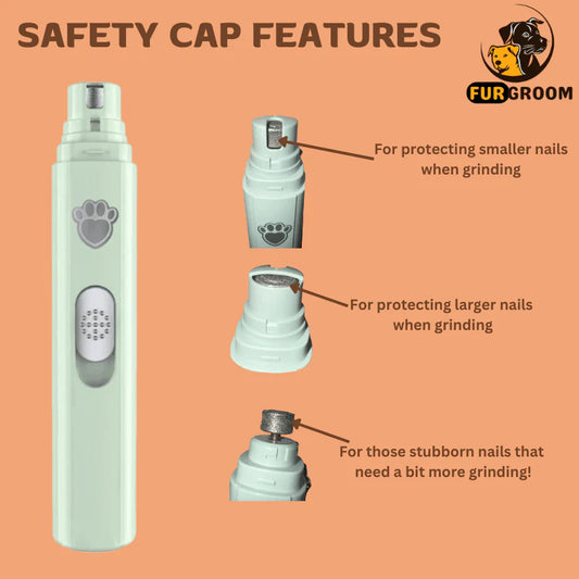 PawSensi™ Gentle Nail Grinder – Pain-Free Grooming